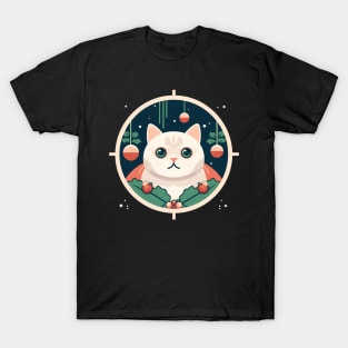 Scottish Fold Cat Xmas Ornament, Love Cats T-Shirt